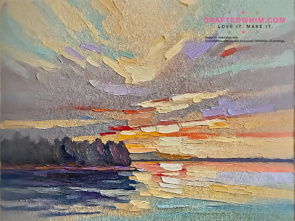 Sleeping Horizon - oil painting print By Anson Ang HK