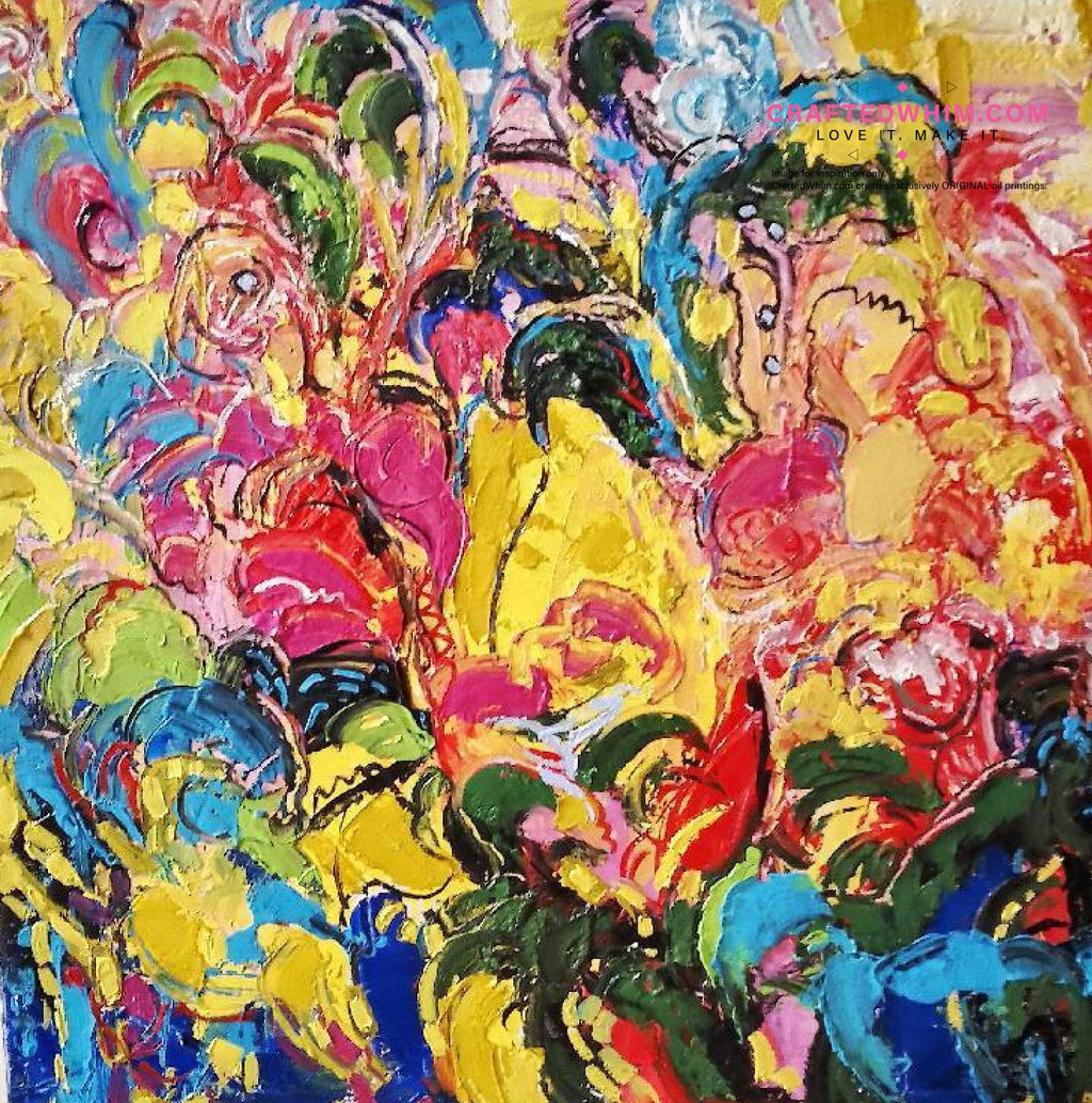 Solipsist Bloom - oil painting print By Anson Ang HK