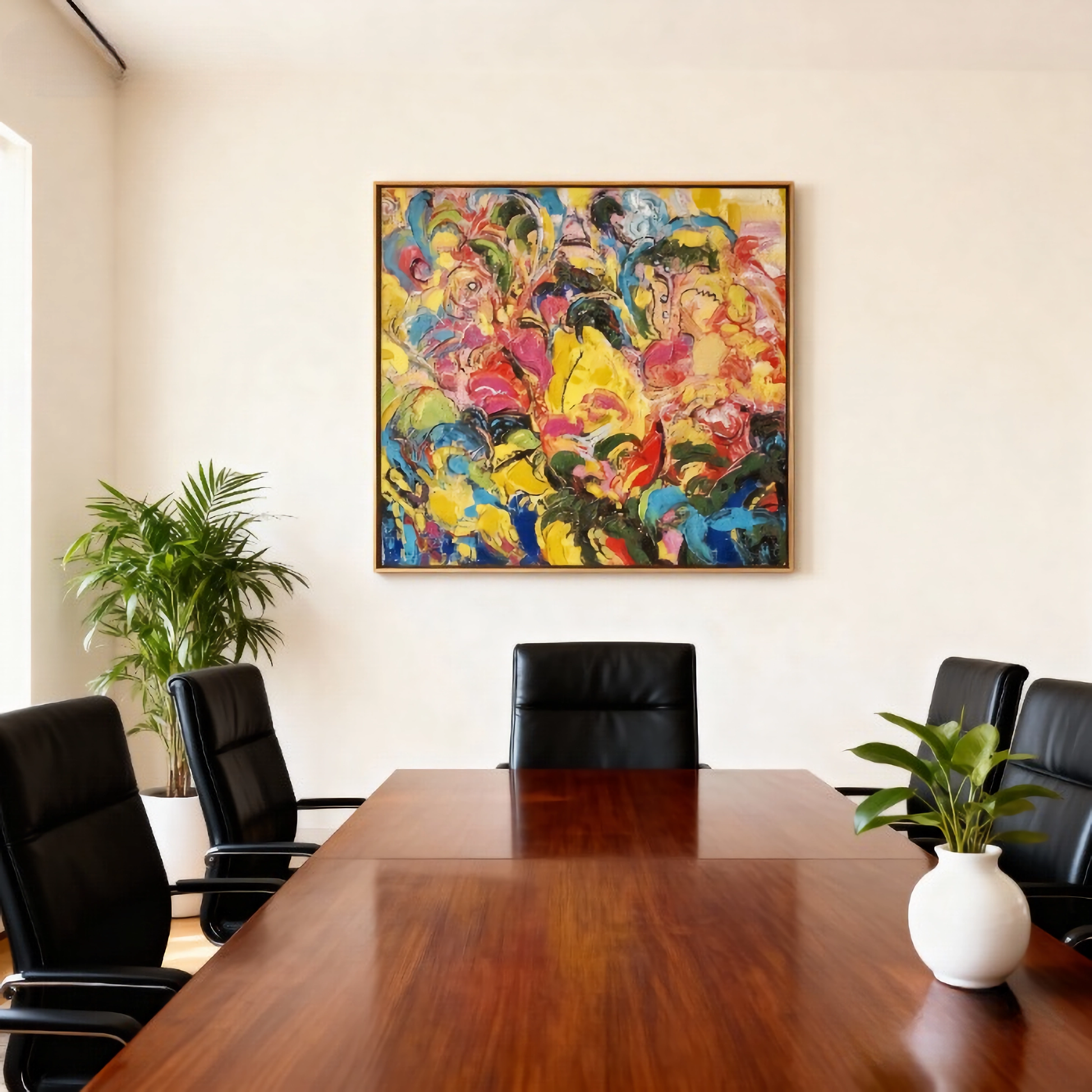 Solipsist Bloom - oil painting print By Anson Ang HK