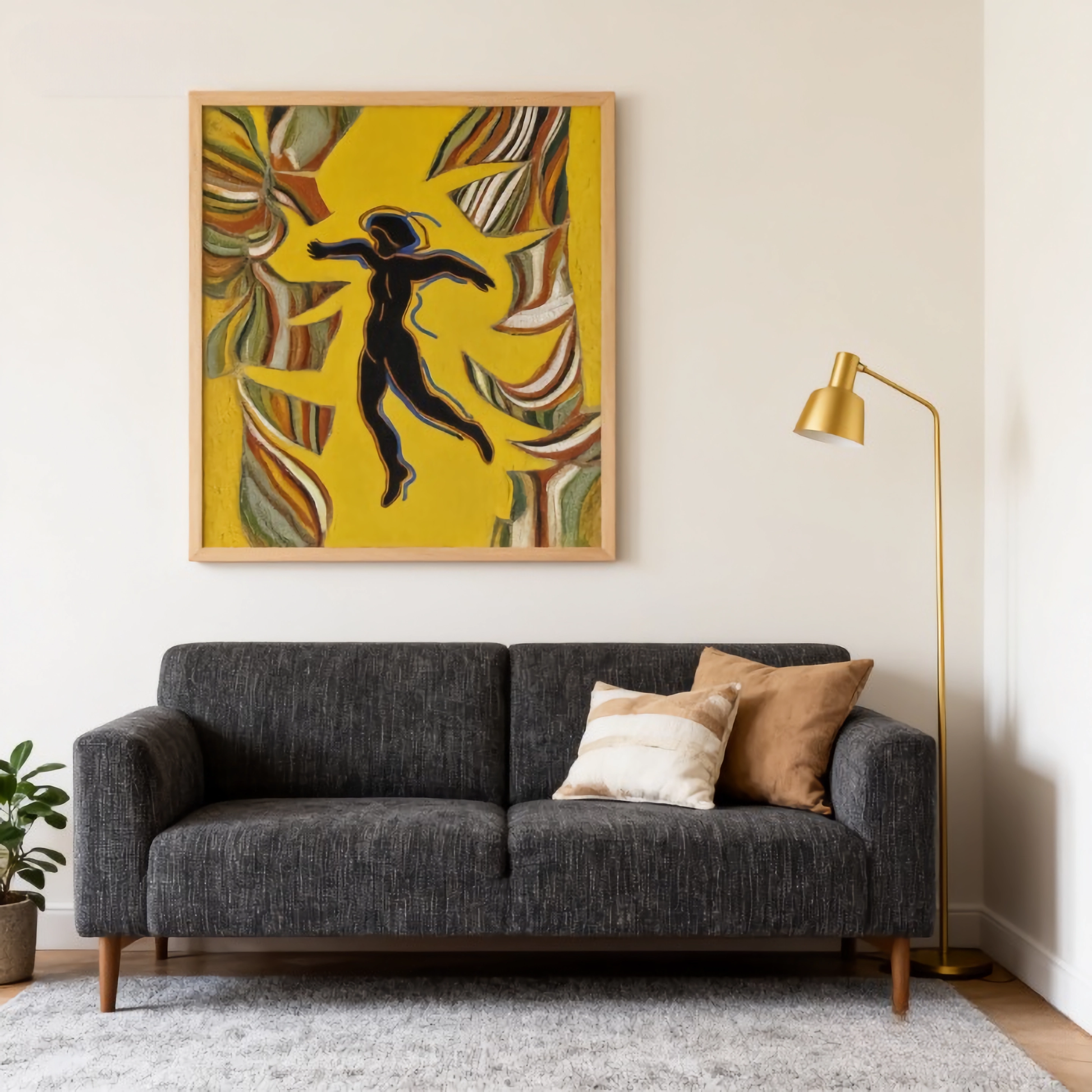 Stardust Stroll - oil painting print By Anson Ang HK