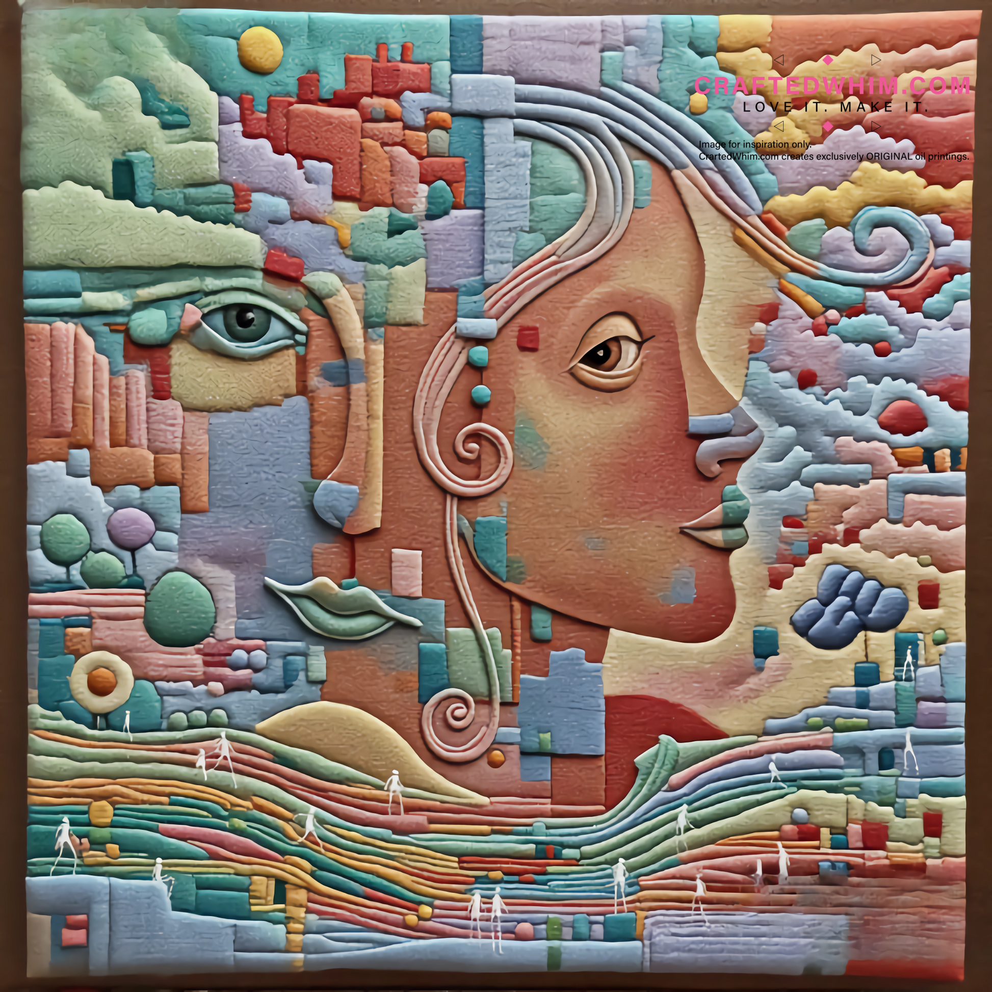 Starry Night Whisper - oil painting print By Anson Ang HK