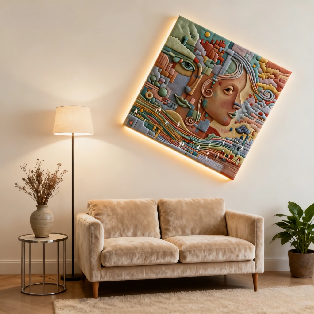 Starry Night Whisper - oil painting print By Anson Ang HK