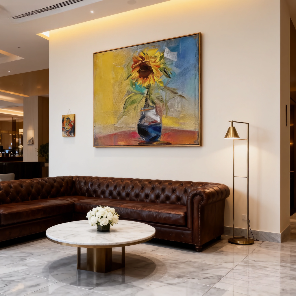 Stationary Dancer - oil painting print By Anson Ang HK