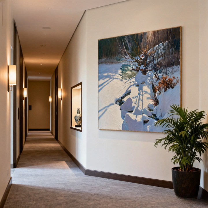 Stochastic Distribution of Light Patches - oil painting print By Anson Ang HK