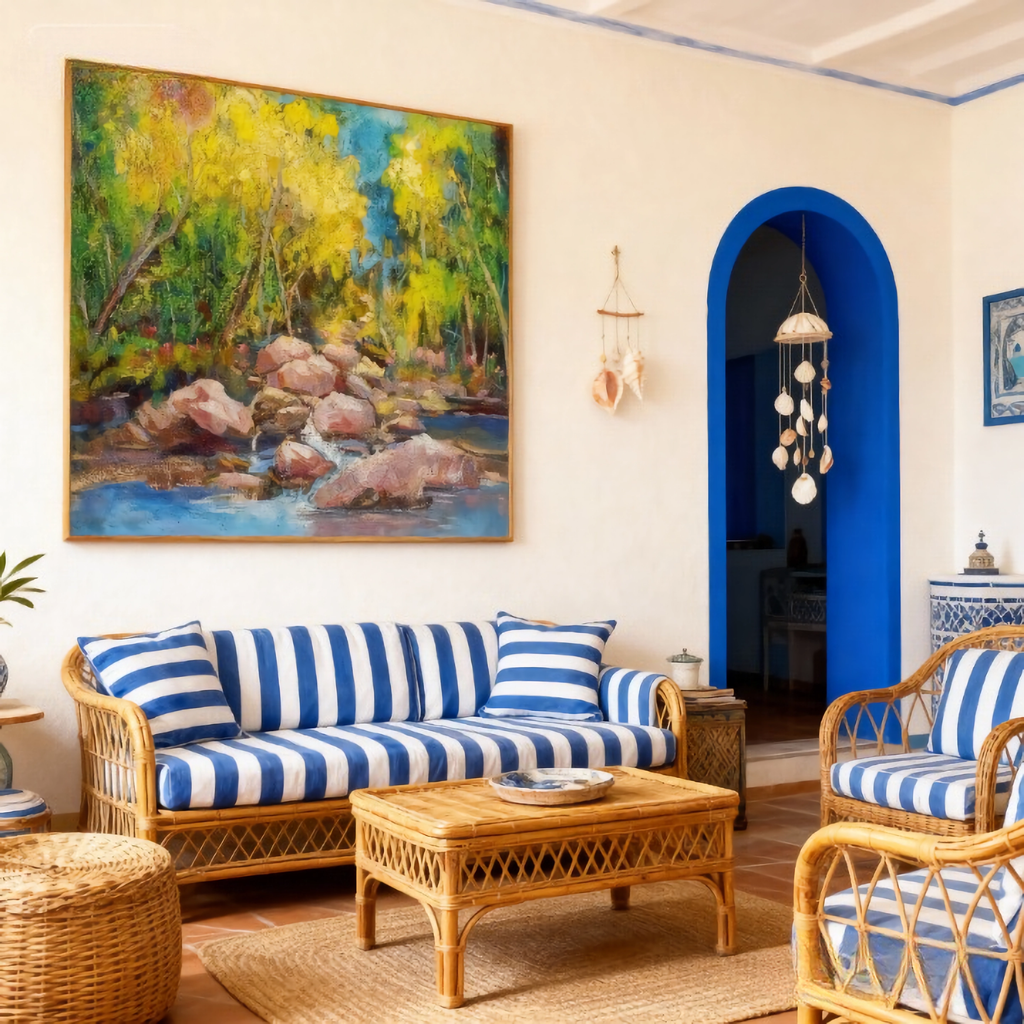 Stratigraphic Dreams - oil painting print By Anson Ang HK