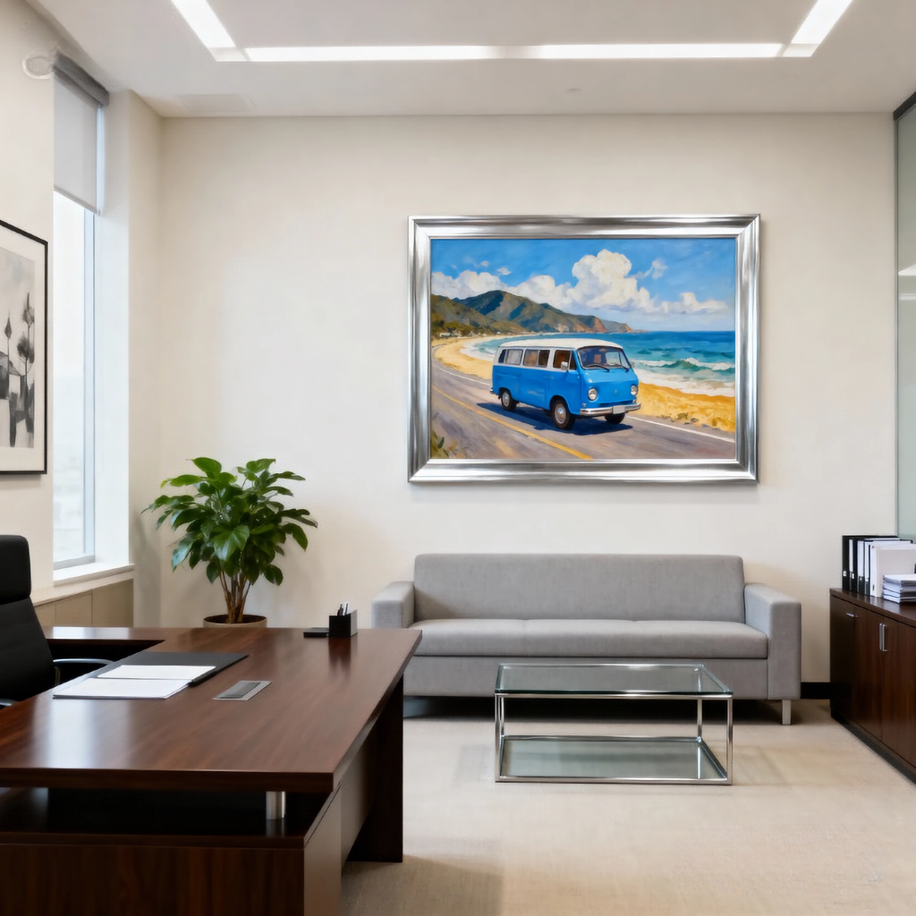 Stratigraphy of Memory - oil painting print By Anson Ang HK