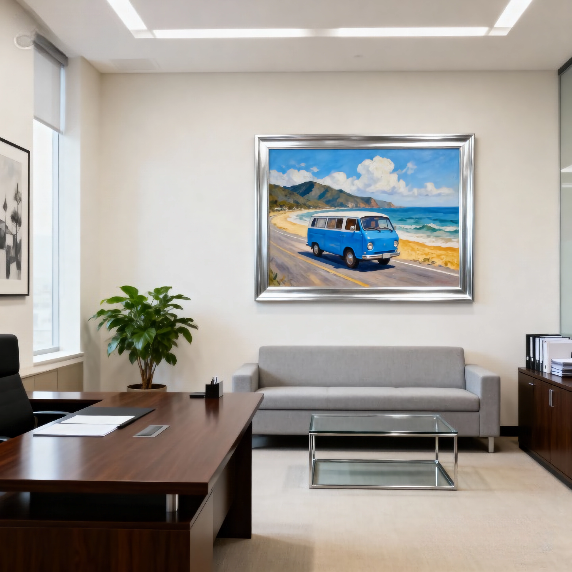 Stratigraphy of Memory - oil painting print By Anson Ang HK