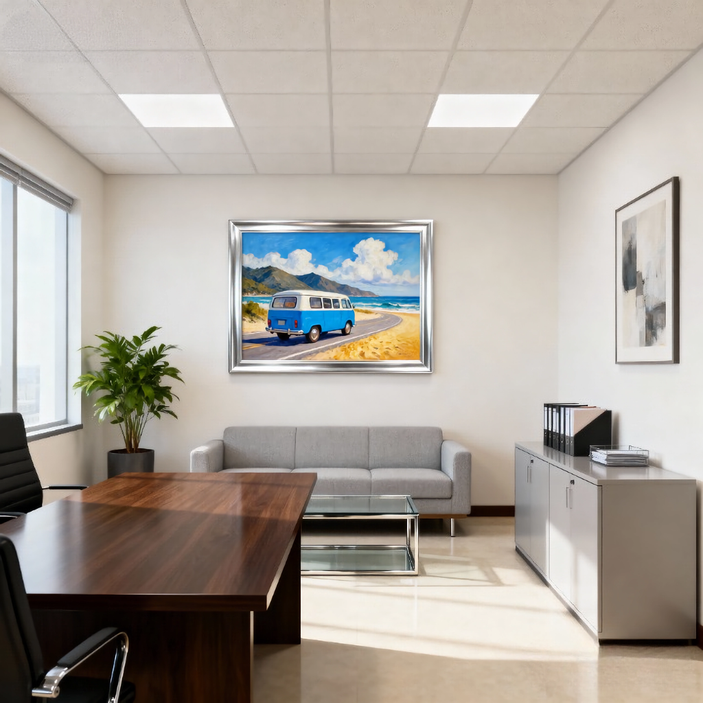 Stratigraphy of Memory - oil painting print By Anson Ang HK