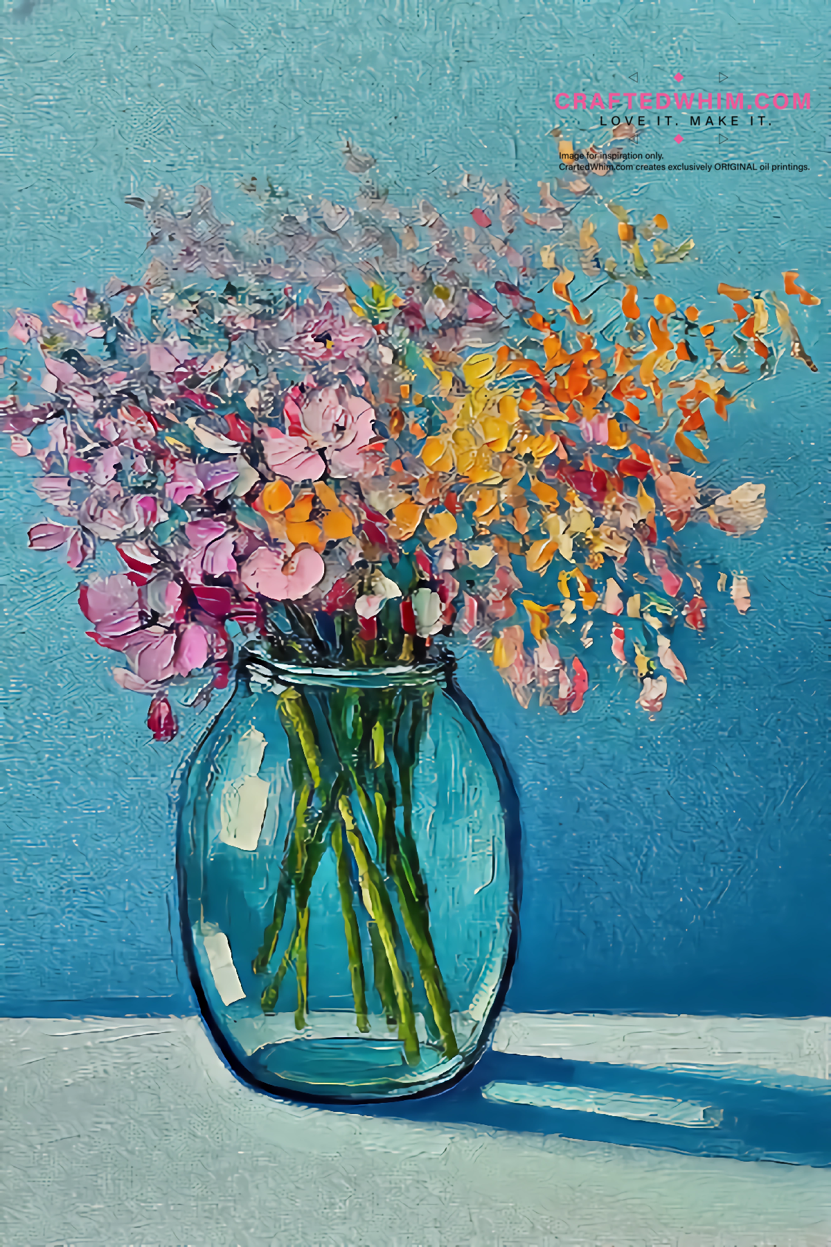 Strength in Fragility - oil painting print By Anson Ang HK