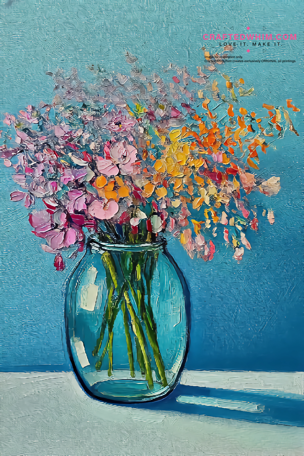 Strength in Fragility - oil painting print By Anson Ang HK