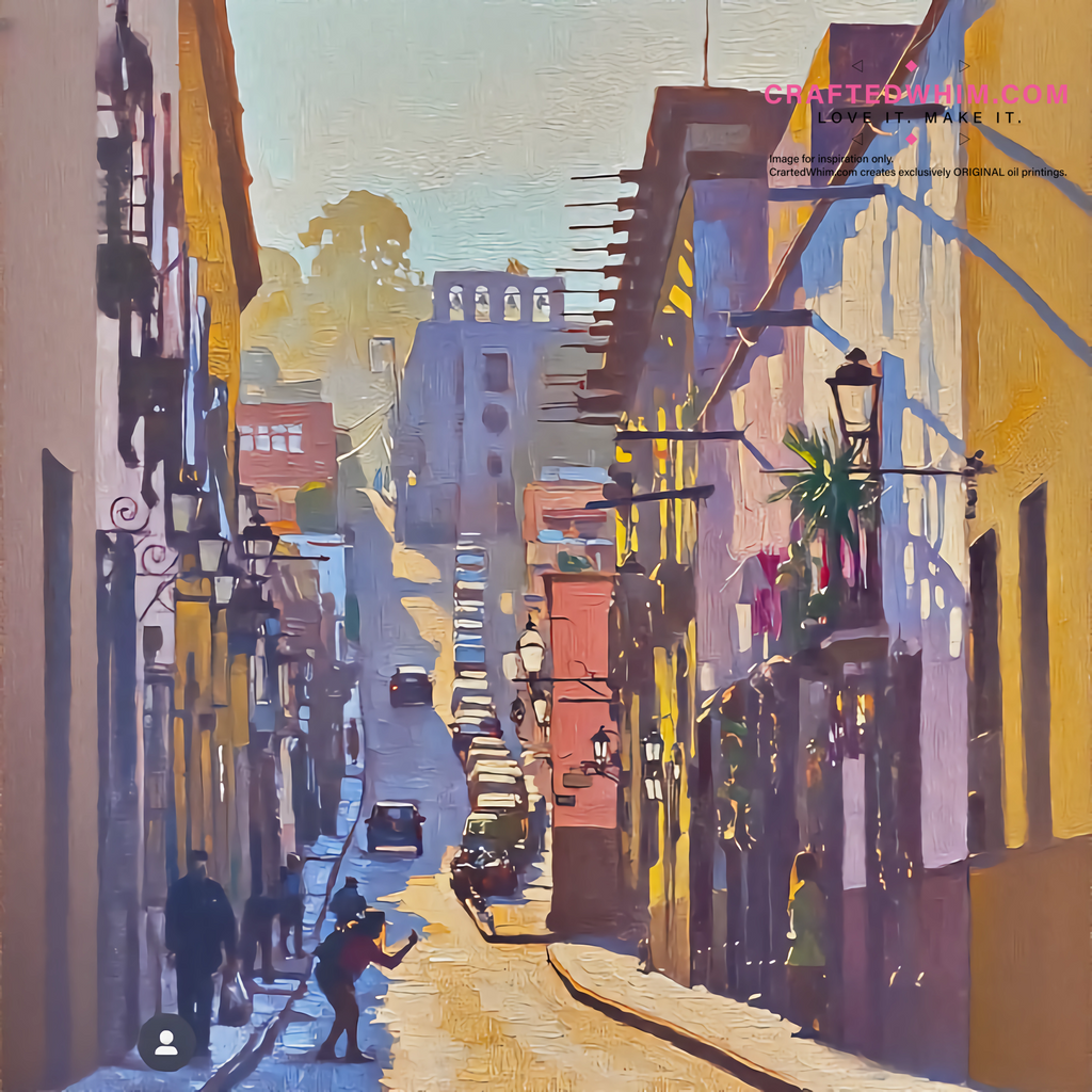 Strike and Dip - oil painting print By Anson Ang HK