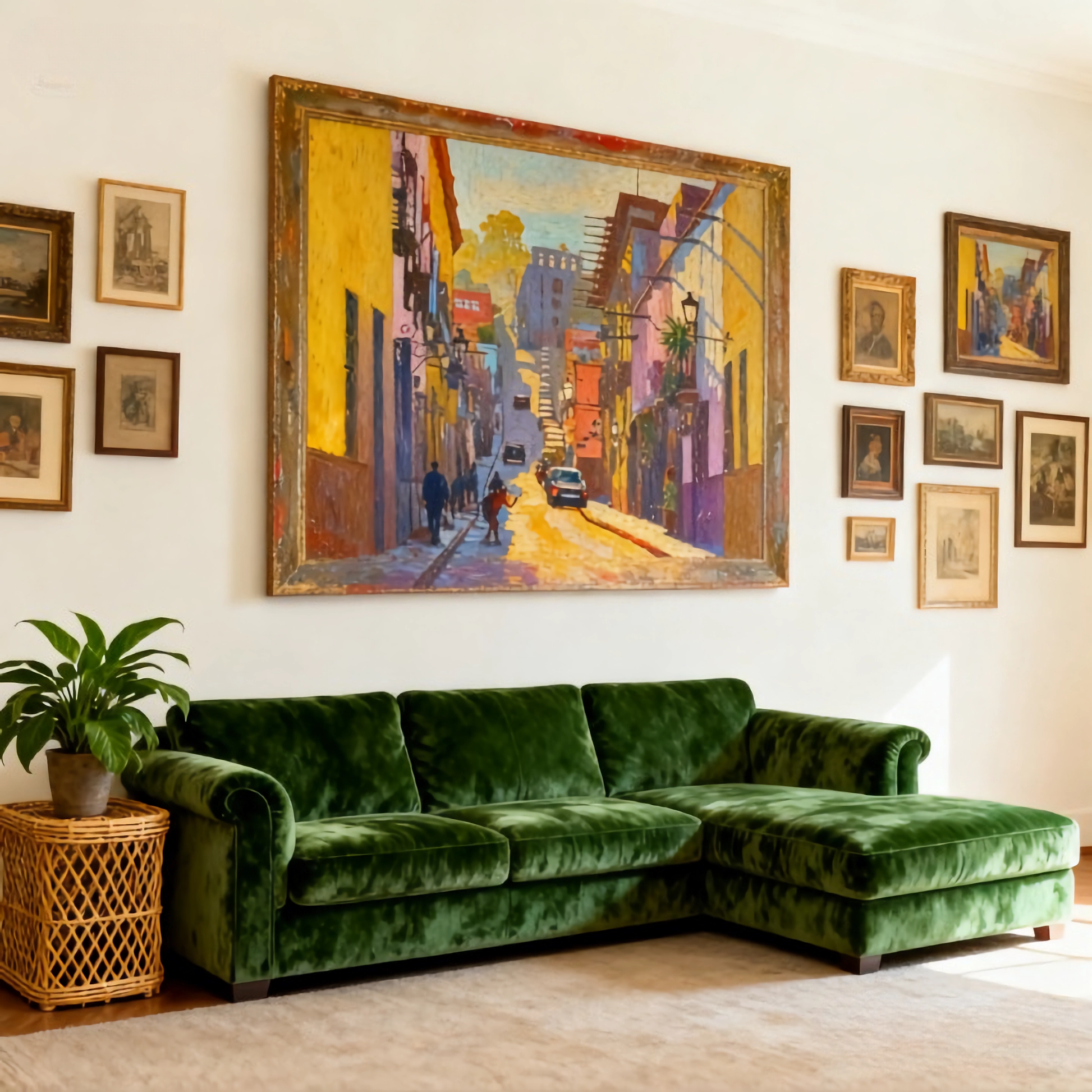 Strike and Dip - oil painting print By Anson Ang HK