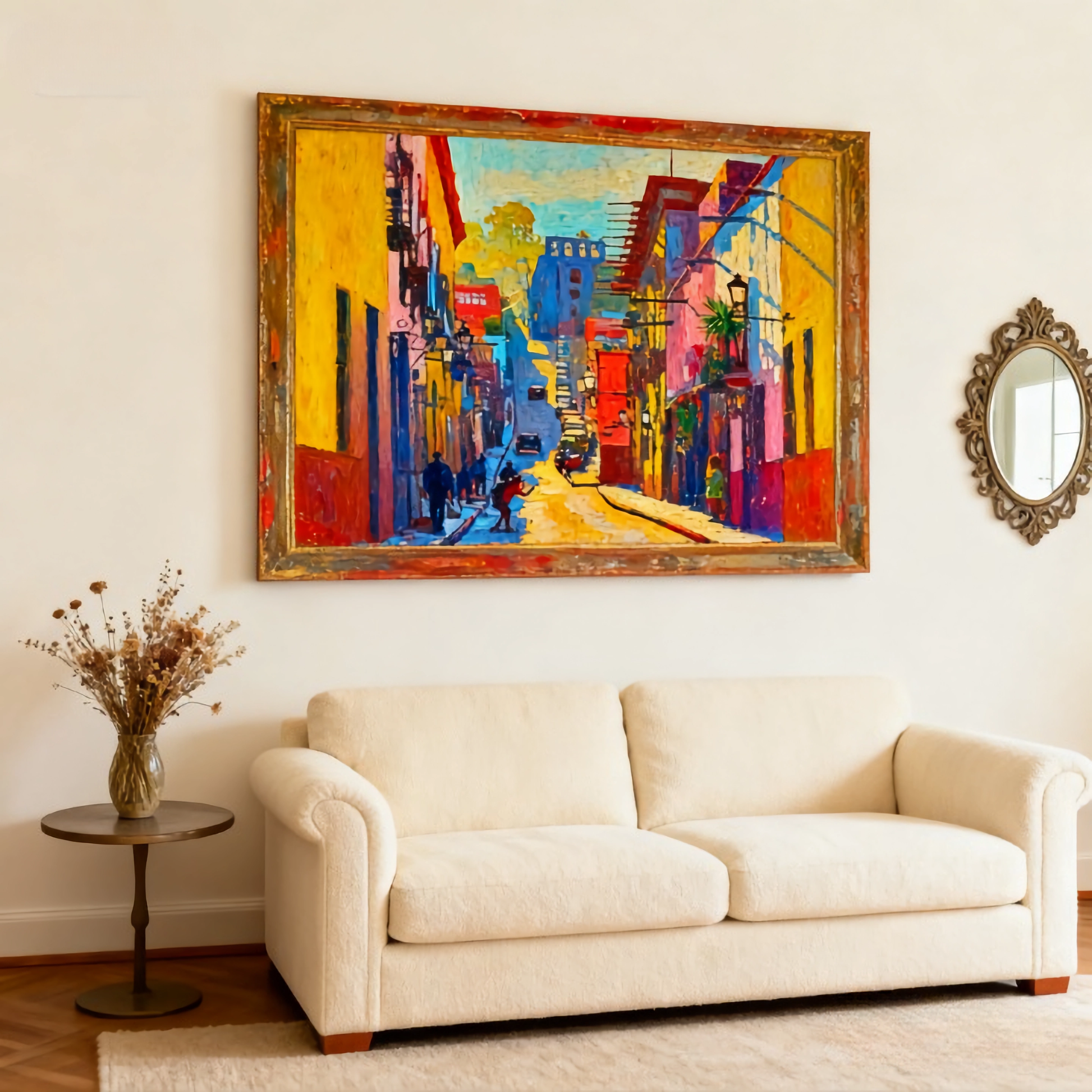 Strike and Dip - oil painting print By Anson Ang HK