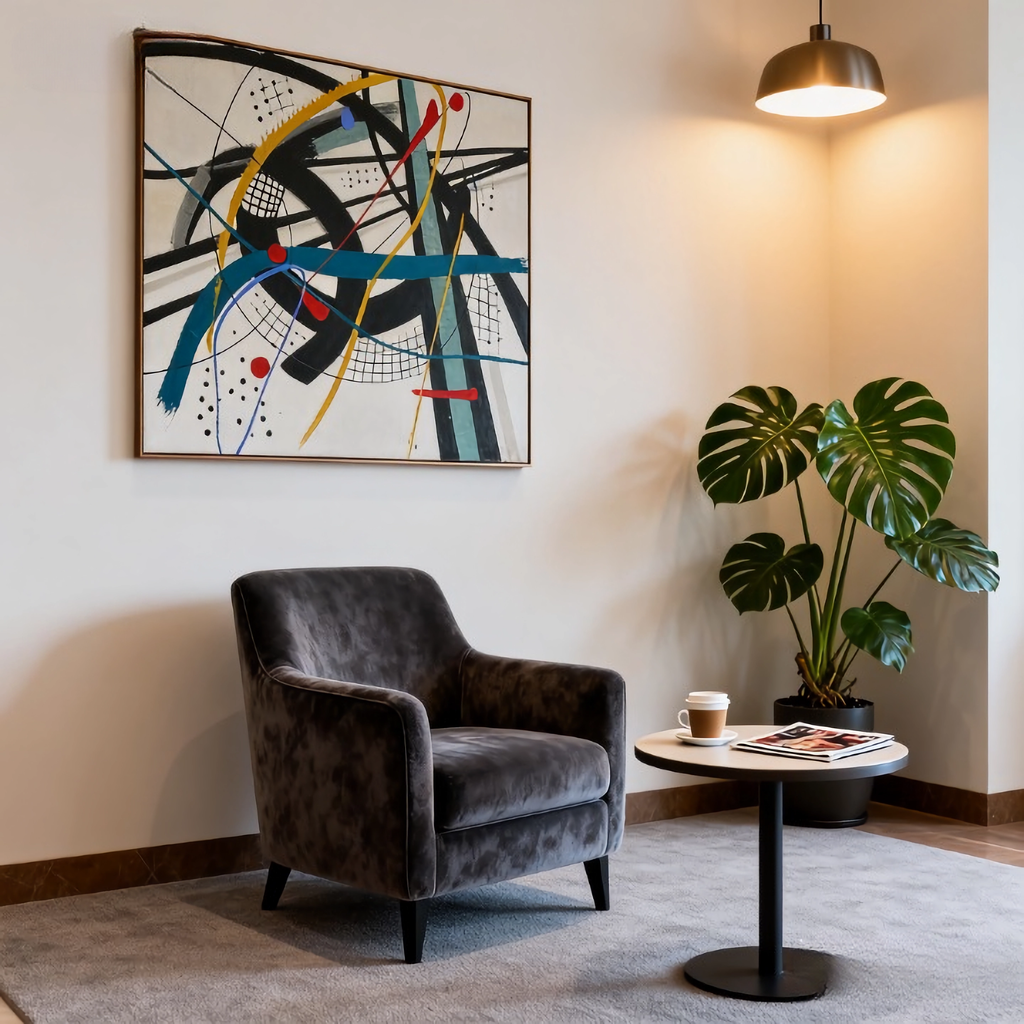 Tapestry of Light and Shadow - oil painting print By Anson Ang HK