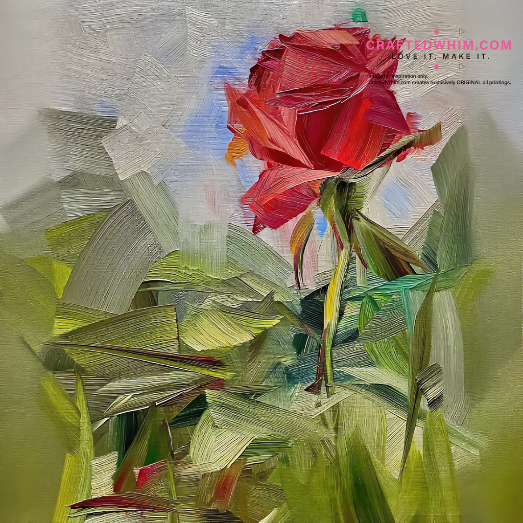 Tender Persistence - oil painting print By Anson Ang HK