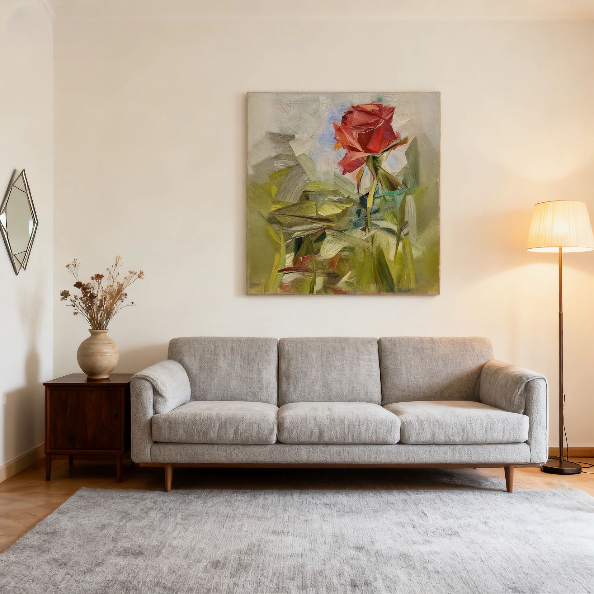 Tender Persistence - oil painting print By Anson Ang HK