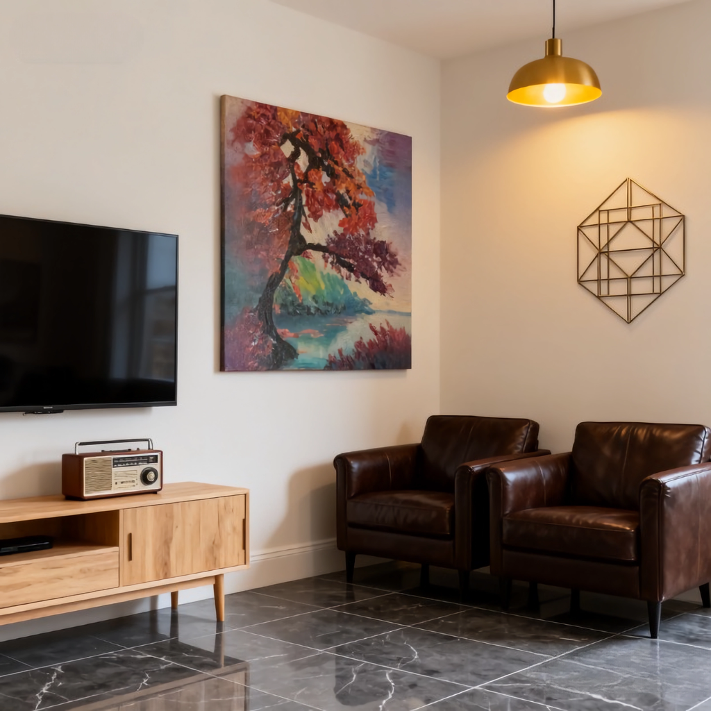 Tension of Full Bloom - oil painting print By Anson Ang HK