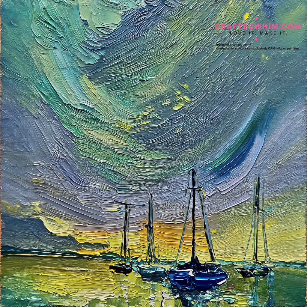 Tipping Point of the Biome - oil painting print By Anson Ang HK