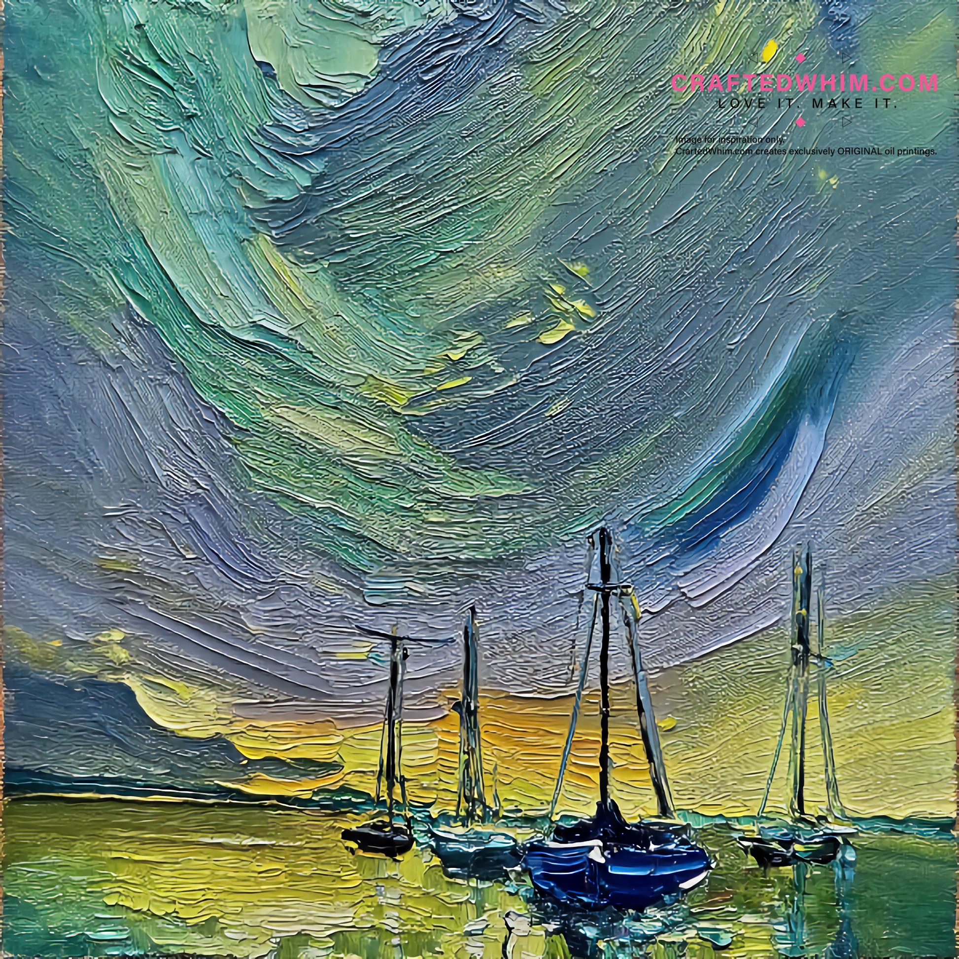 Tipping Point of the Biome - oil painting print By Anson Ang HK