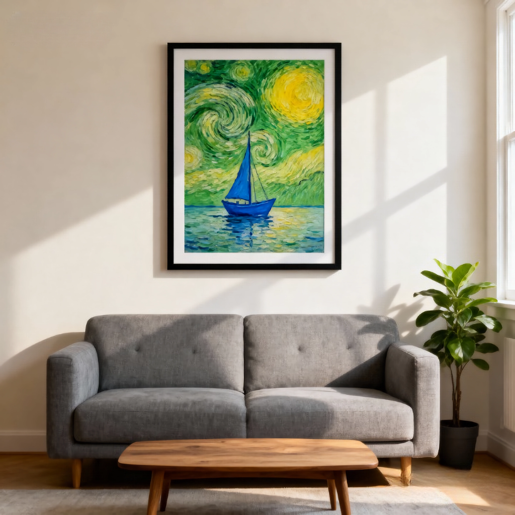 Tipping Point of the Biome - oil painting print By Anson Ang HK