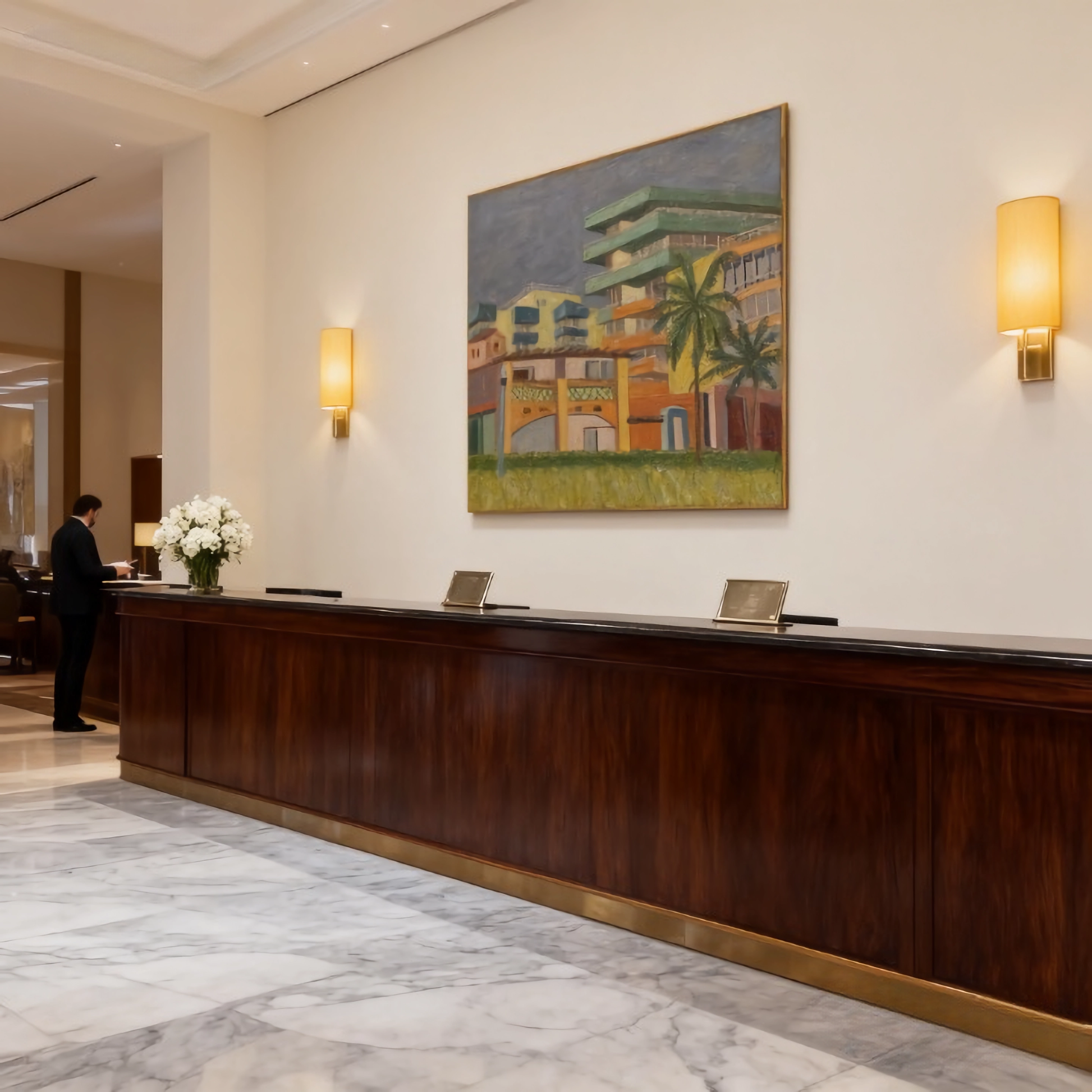 Topology of Country Paths - oil painting print By Anson Ang HK