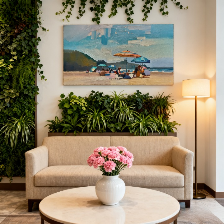 Traces of Photographic Etching - oil painting print By Anson Ang HK