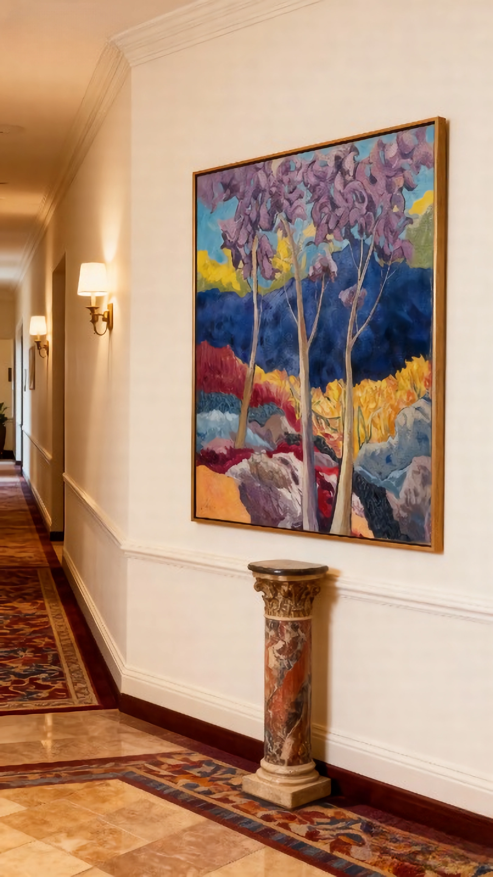 Triune Cambium - oil painting print By Anson Ang HK