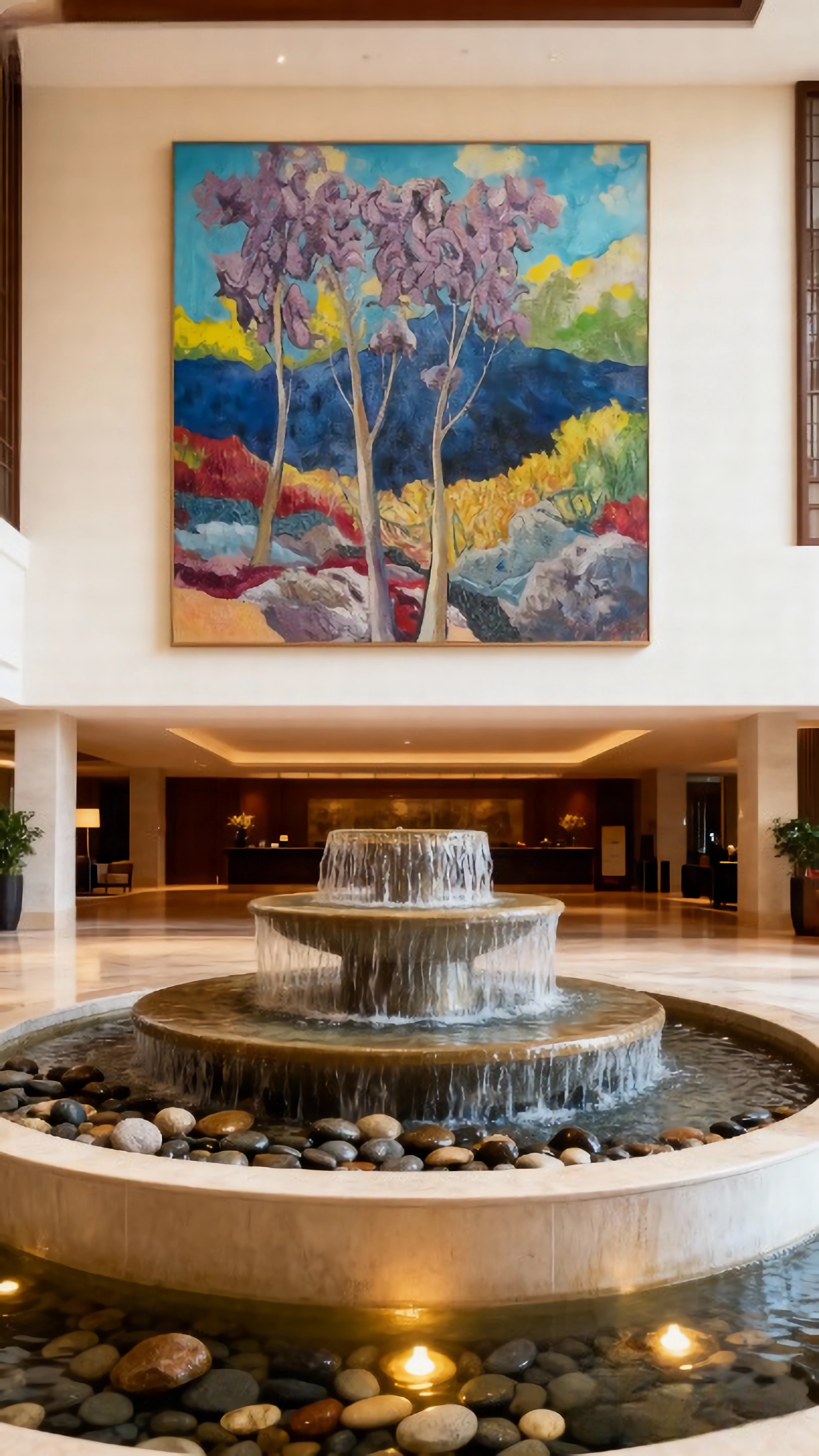 Triune Cambium - oil painting print By Anson Ang HK