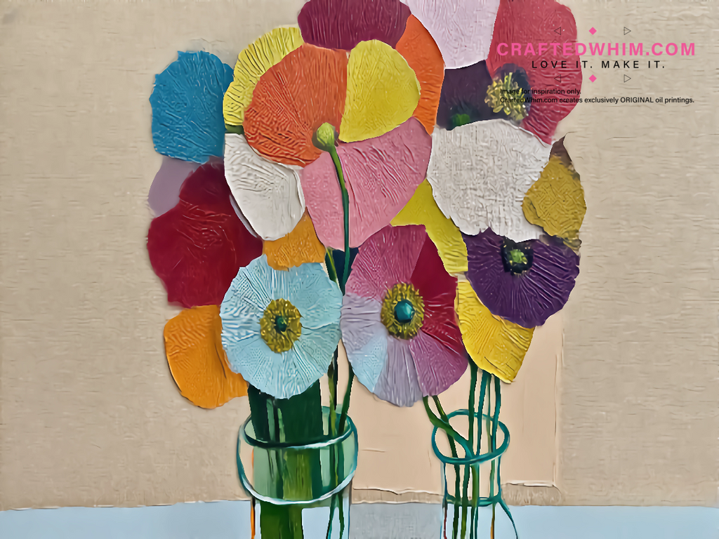 Universe of the Pistil - oil painting print By Anson Ang HK