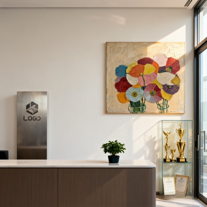 Universe of the Pistil - oil painting print By Anson Ang HK