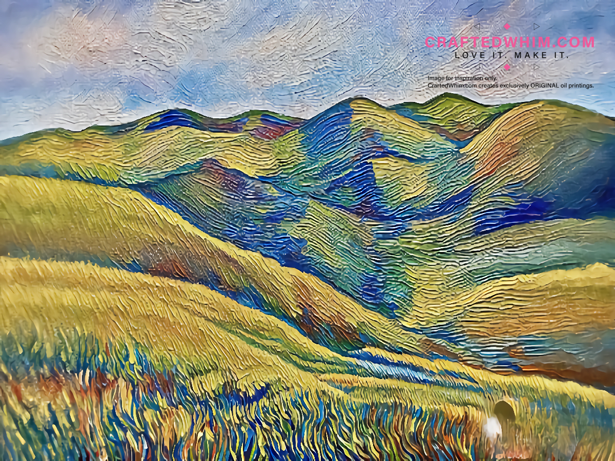 Valley Echoes - oil painting print By Anson Ang HK