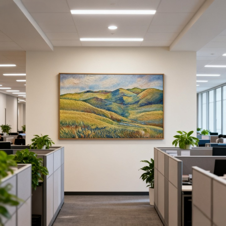 Valley Echoes - oil painting print By Anson Ang HK