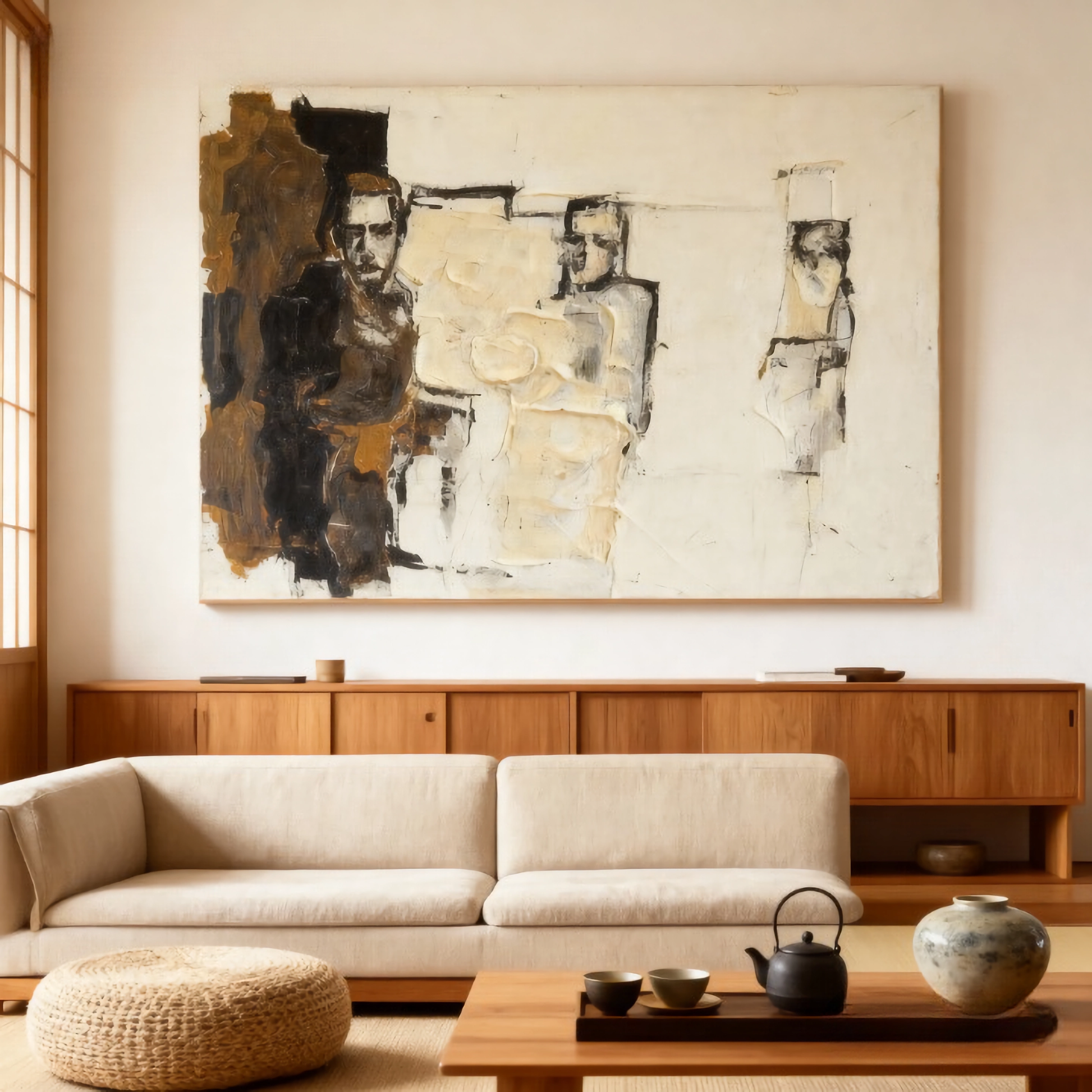 Velatura Fissures - oil painting print By Anson Ang HK