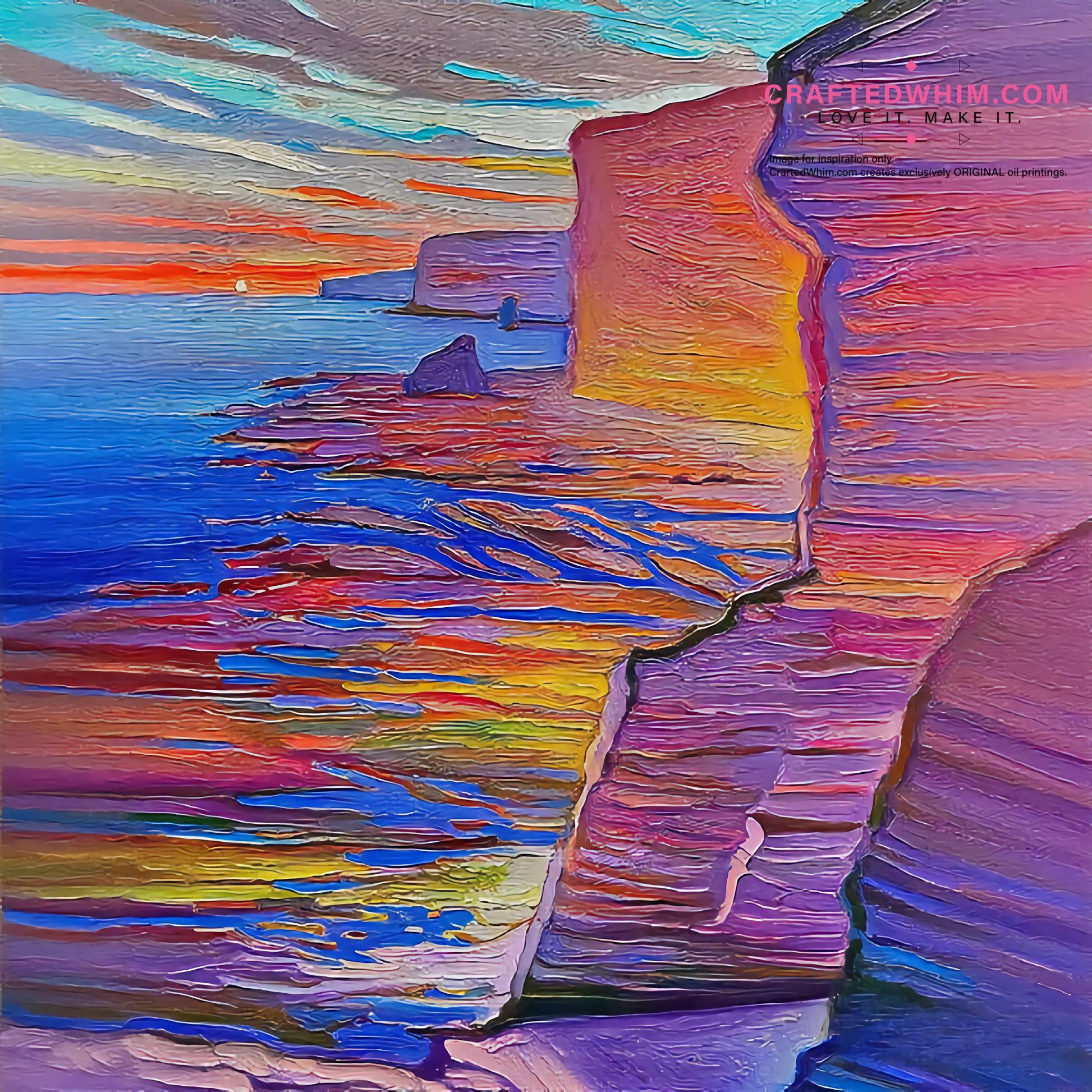 Violet Whisper - oil painting print By Anson Ang HK