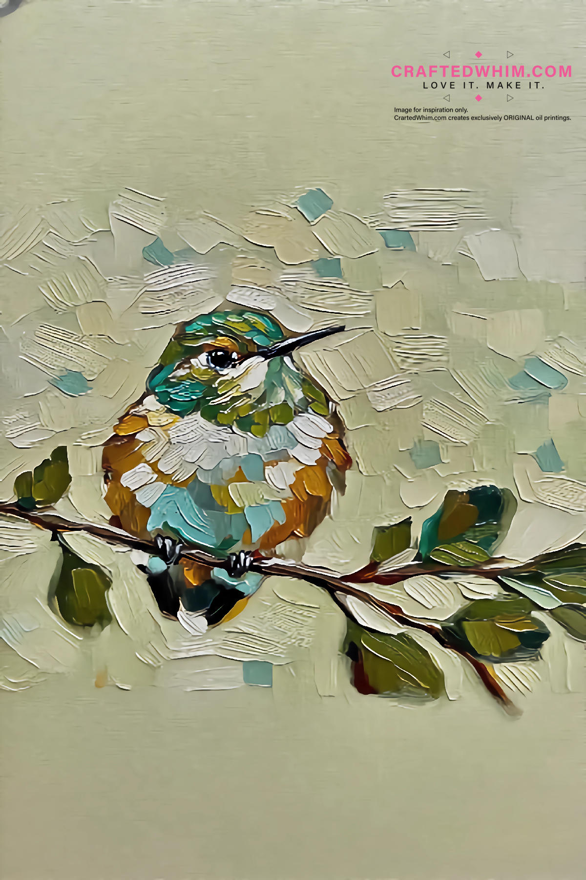 Vision of the Roost  - oil painting print By Anson Ang HK