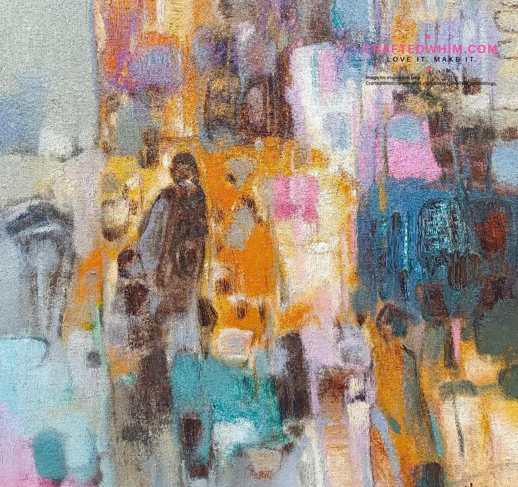 Void Topology - oil painting print By Anson Ang HK