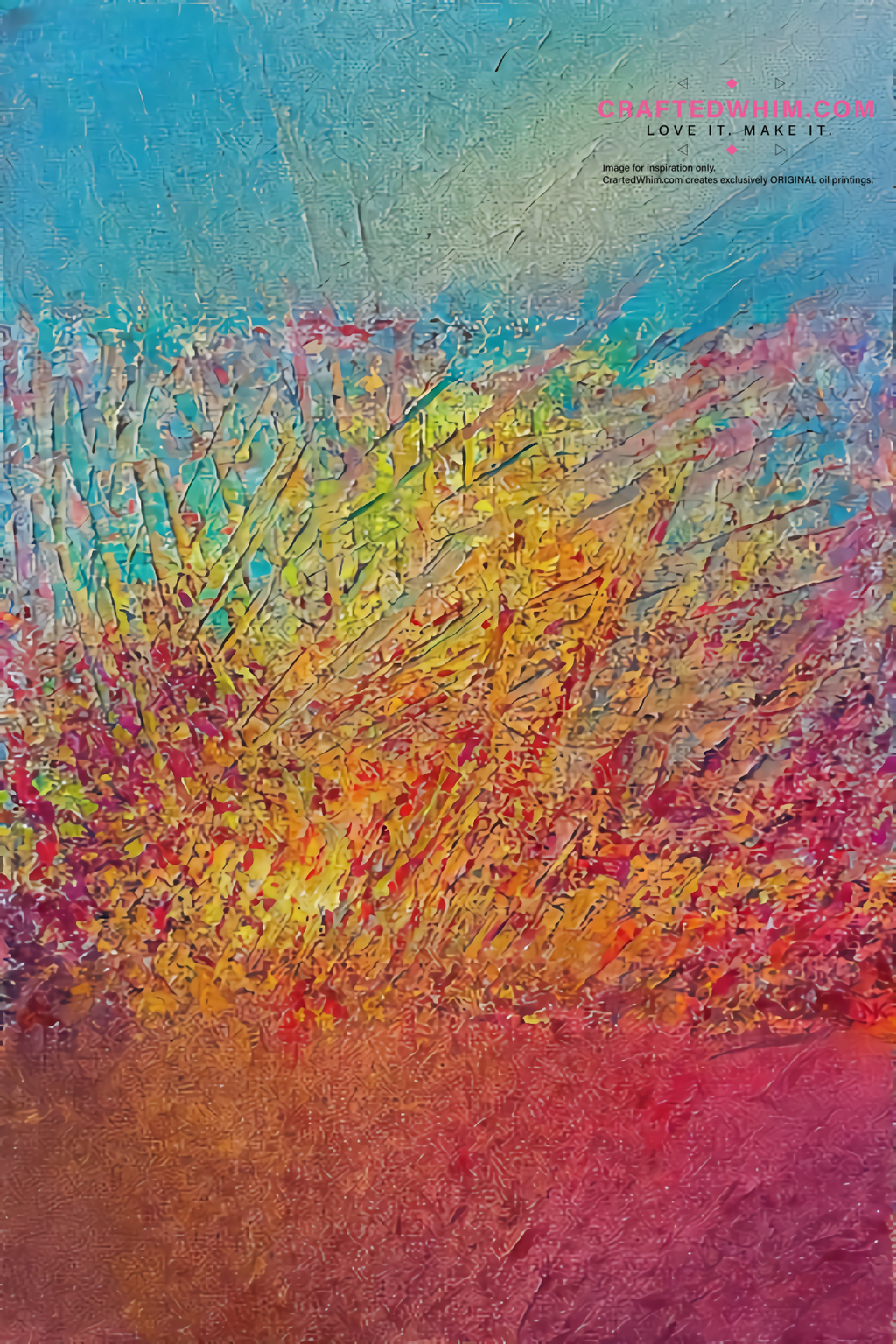 Volcano's Dream - oil painting print By Anson Ang HK