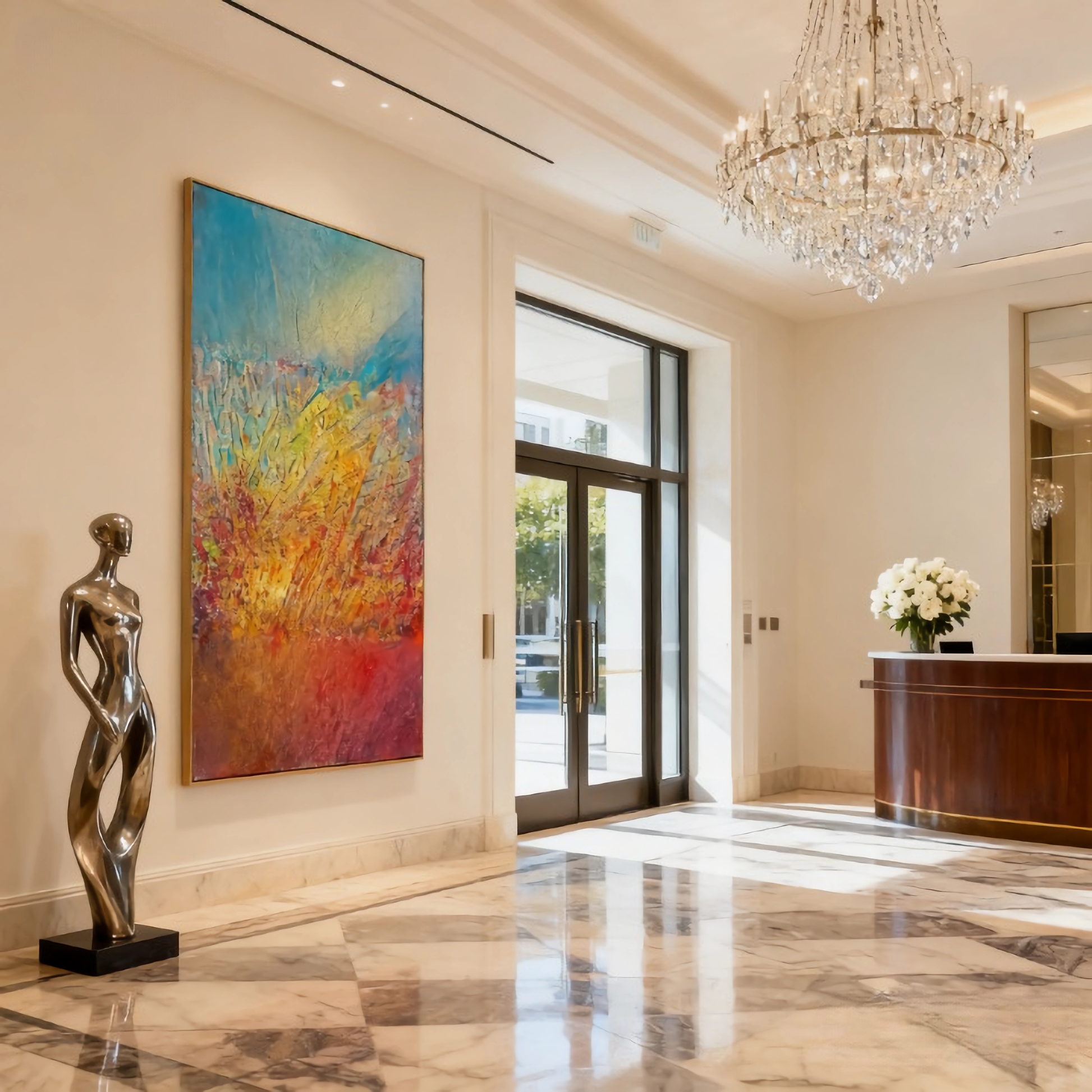 Volcano's Dream - oil painting print By Anson Ang HK